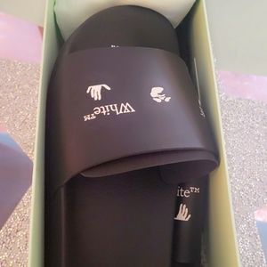 Off white slides